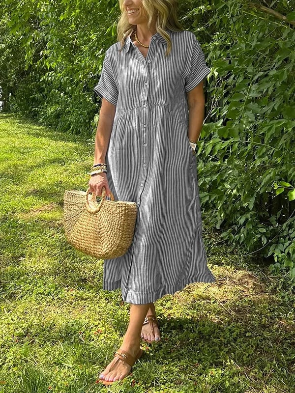 Harrison | elegant striped dress