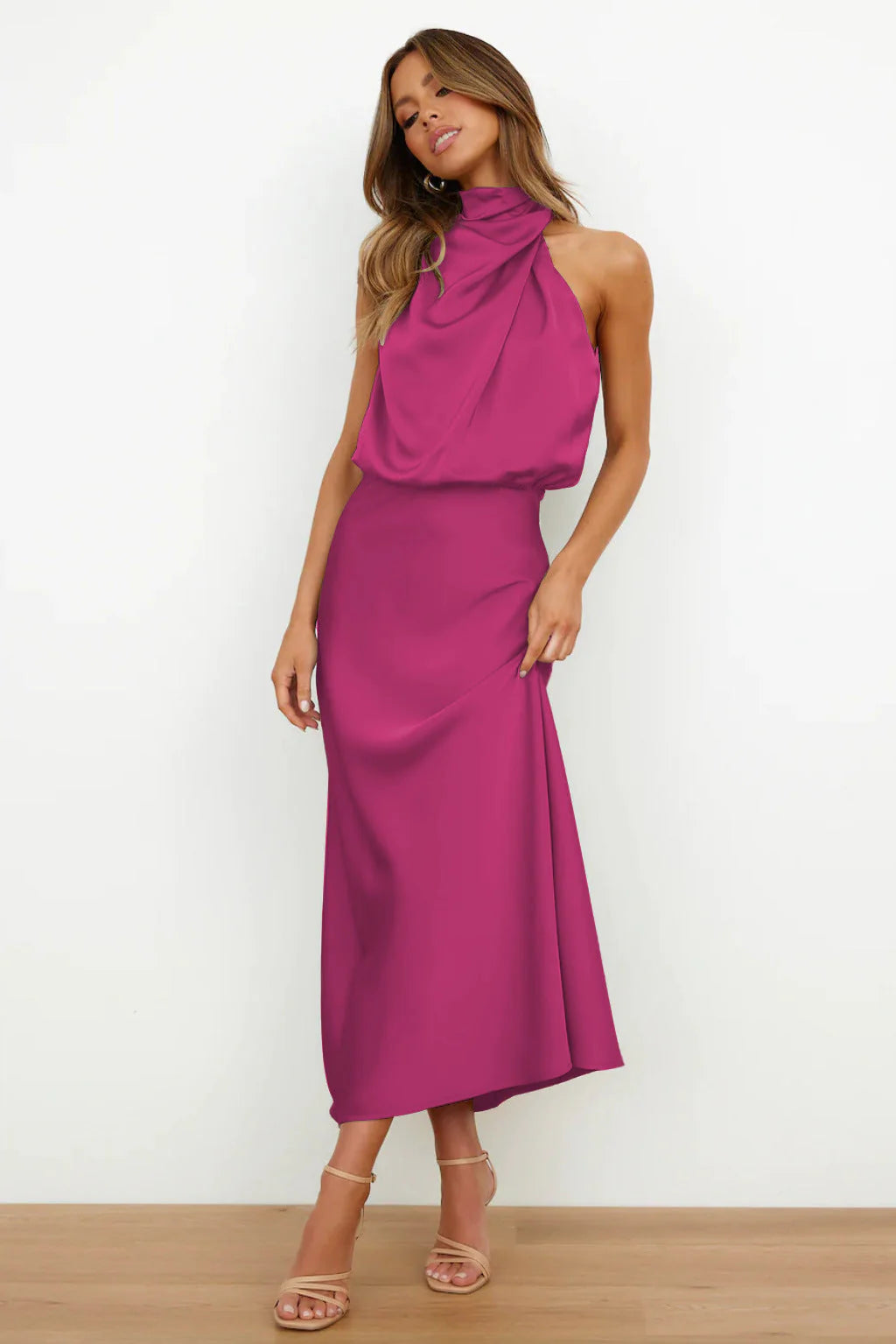 Benthe - Off-the-Shoulder Midi Dress