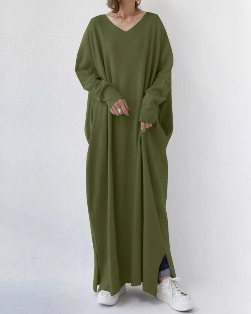 Harrison™ | Elegant Winter Maxi Dress for Women with Long Sleeves