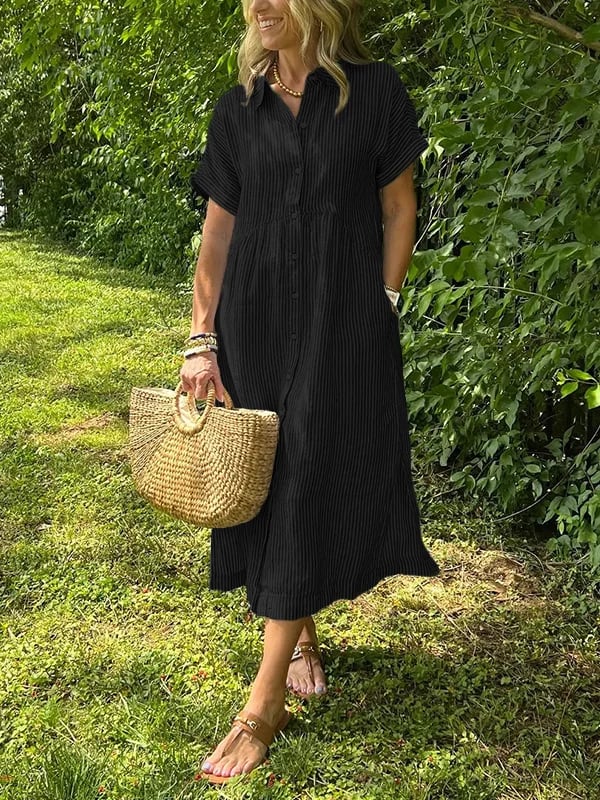 Harrison | elegant striped dress