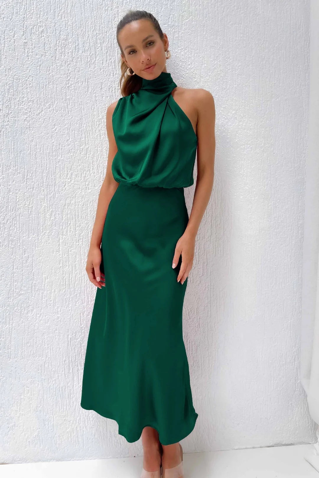 Benthe - Off-the-Shoulder Midi Dress