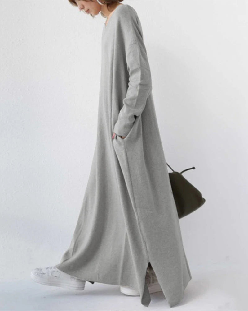 Harrison™ | Elegant Winter Maxi Dress for Women with Long Sleeves