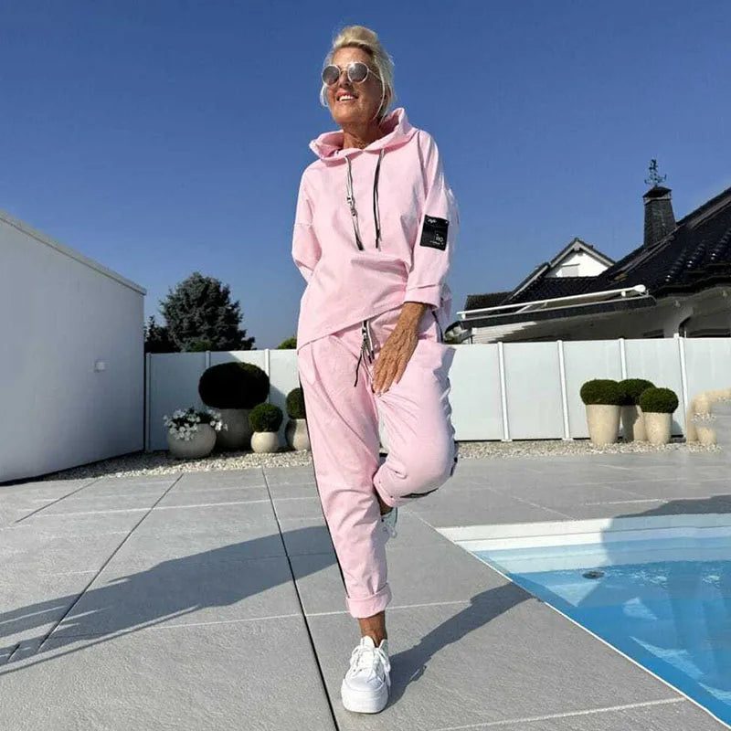 Women’s Fall 2 Piece Hoodie & Capri Set
