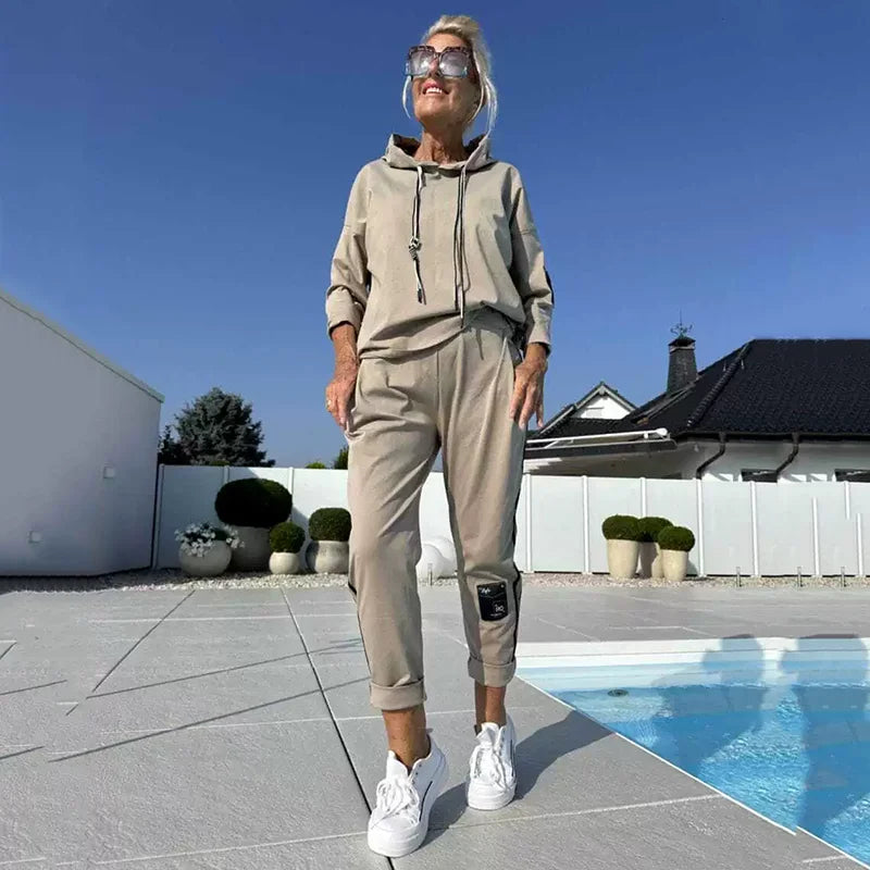 Women’s Fall 2 Piece Hoodie & Capri Set