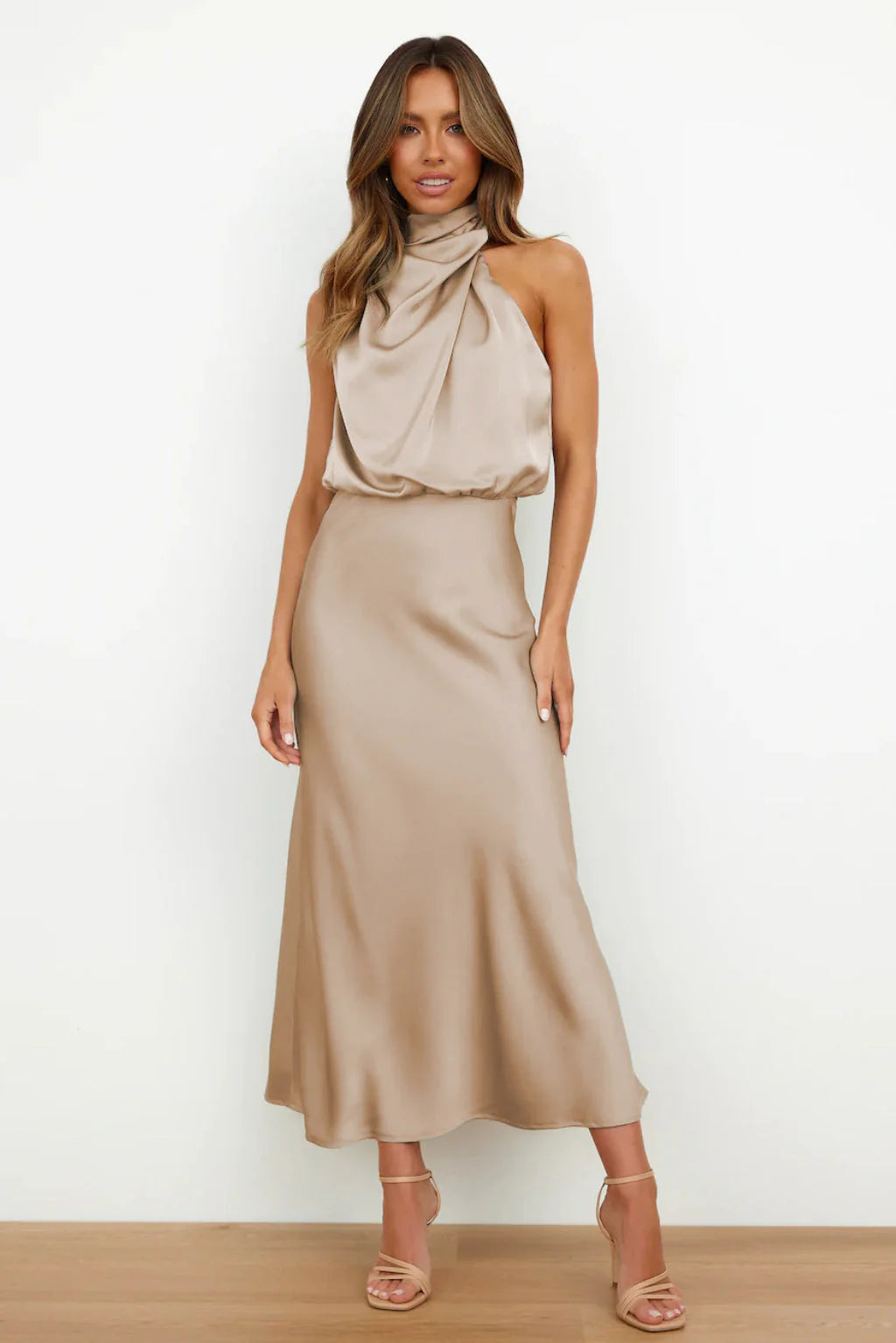 Benthe - Off-the-Shoulder Midi Dress