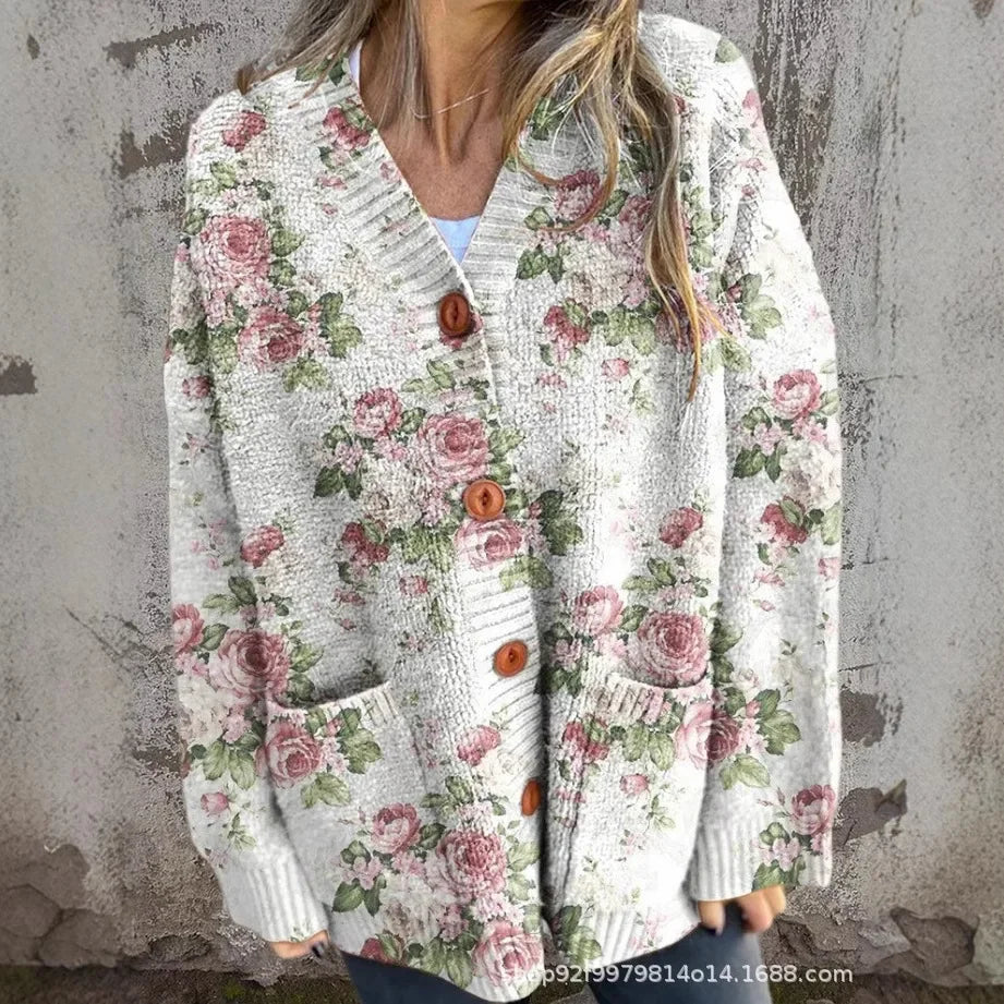 Hera | Floral cardigan