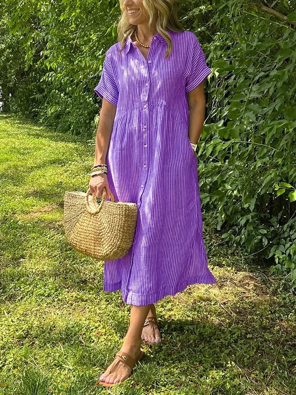 Harrison | elegant striped dress