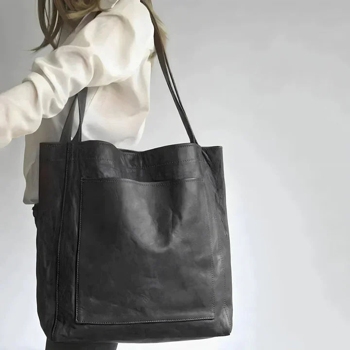 Elysia – Classic Leather Shoulder Bag