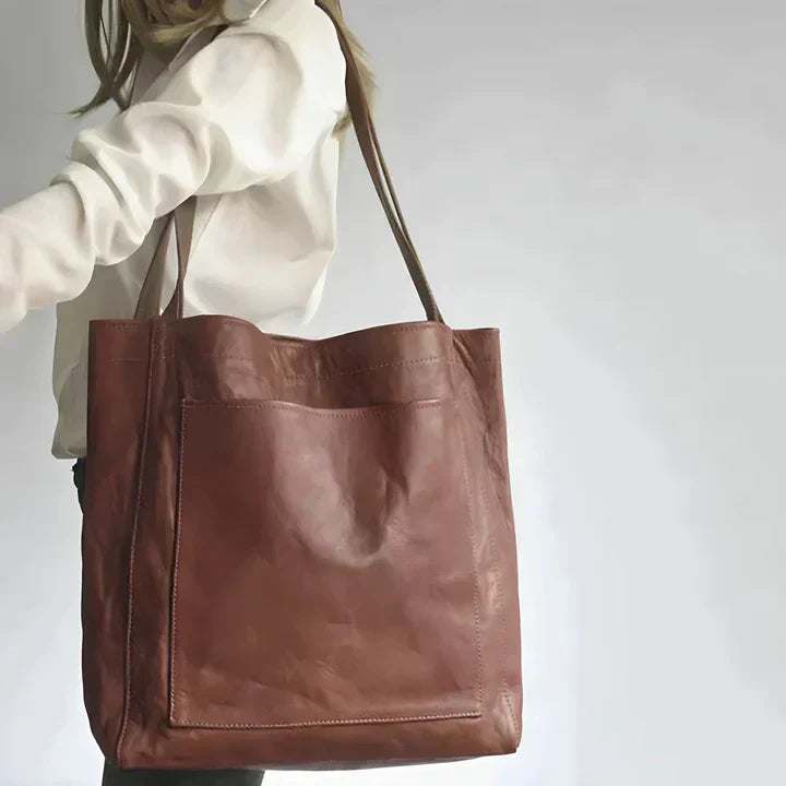 Elysia – Classic Leather Shoulder Bag