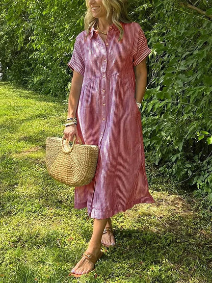 Harrison | elegant striped dress