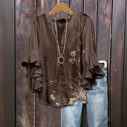 Diane | Floral blouse