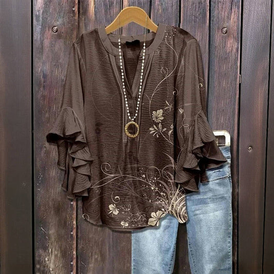 Diane | Floral blouse