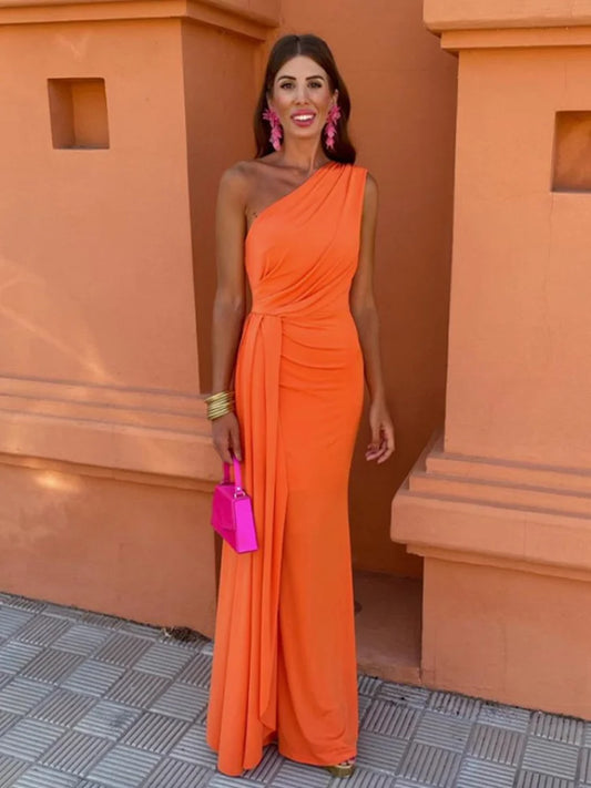Lia™ | Asymmetrical Maxi Dress