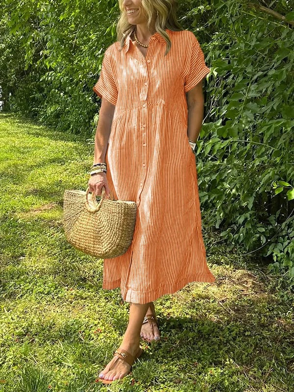 Harrison | elegant striped dress