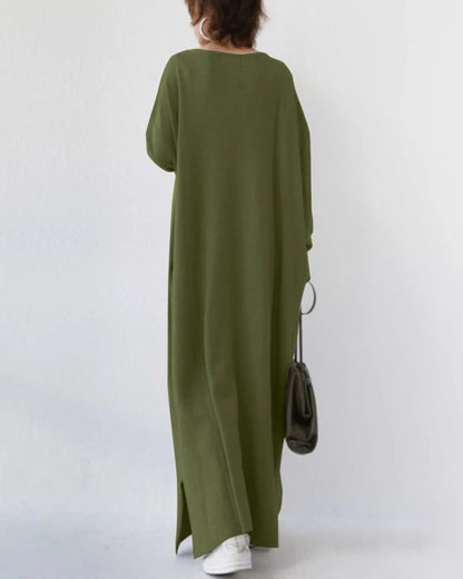 Harrison™ | Elegant Winter Maxi Dress for Women with Long Sleeves