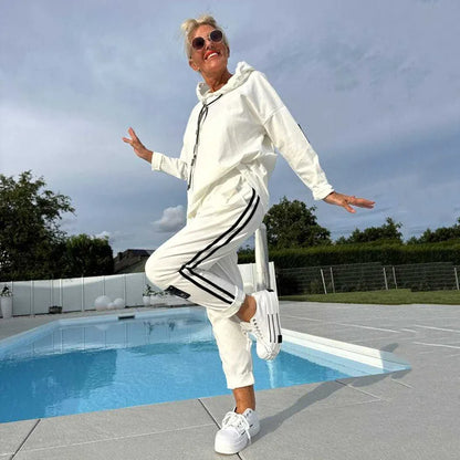 Women’s Fall 2 Piece Hoodie & Capri Set