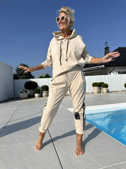 Women’s Fall 2 Piece Hoodie & Capri Set