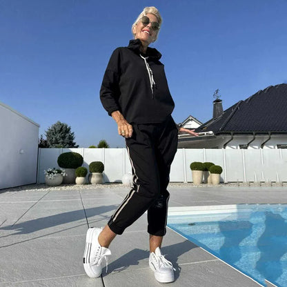 Women’s Fall 2 Piece Hoodie & Capri Set