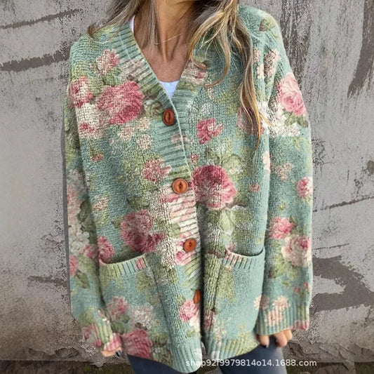 Hera | Floral cardigan