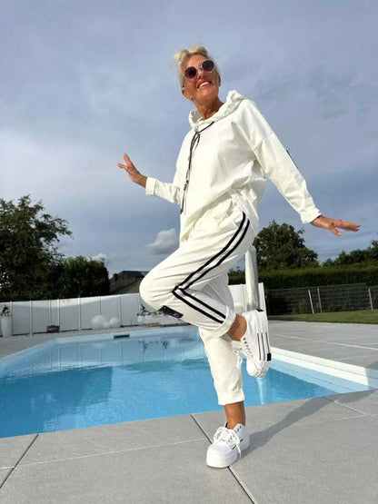 Women’s Fall 2 Piece Hoodie & Capri Set