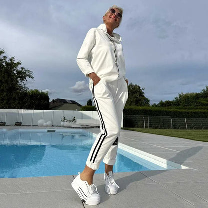 Women’s Fall 2 Piece Hoodie & Capri Set