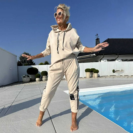 Women’s Fall 2 Piece Hoodie & Capri Set