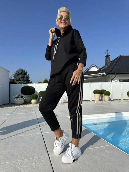 Women’s Fall 2 Piece Hoodie & Capri Set