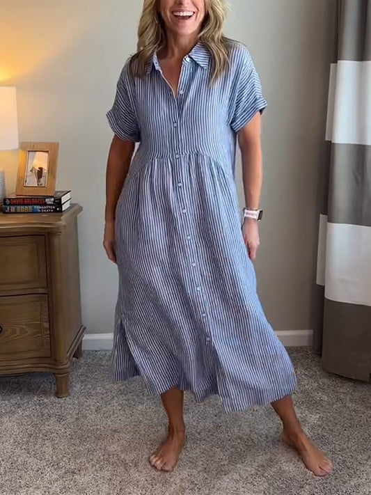 Harrison | elegant striped dress