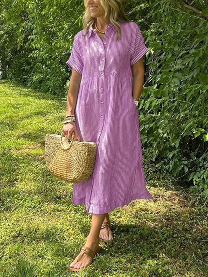 Harrison | elegant striped dress