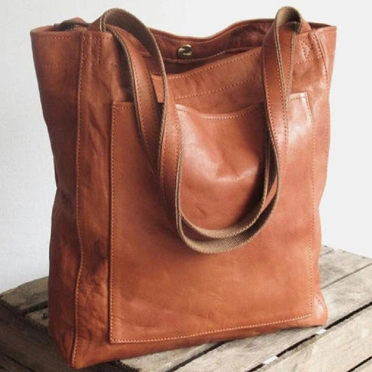 Elysia – Classic Leather Shoulder Bag