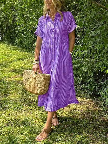 Harrison | elegant striped dress